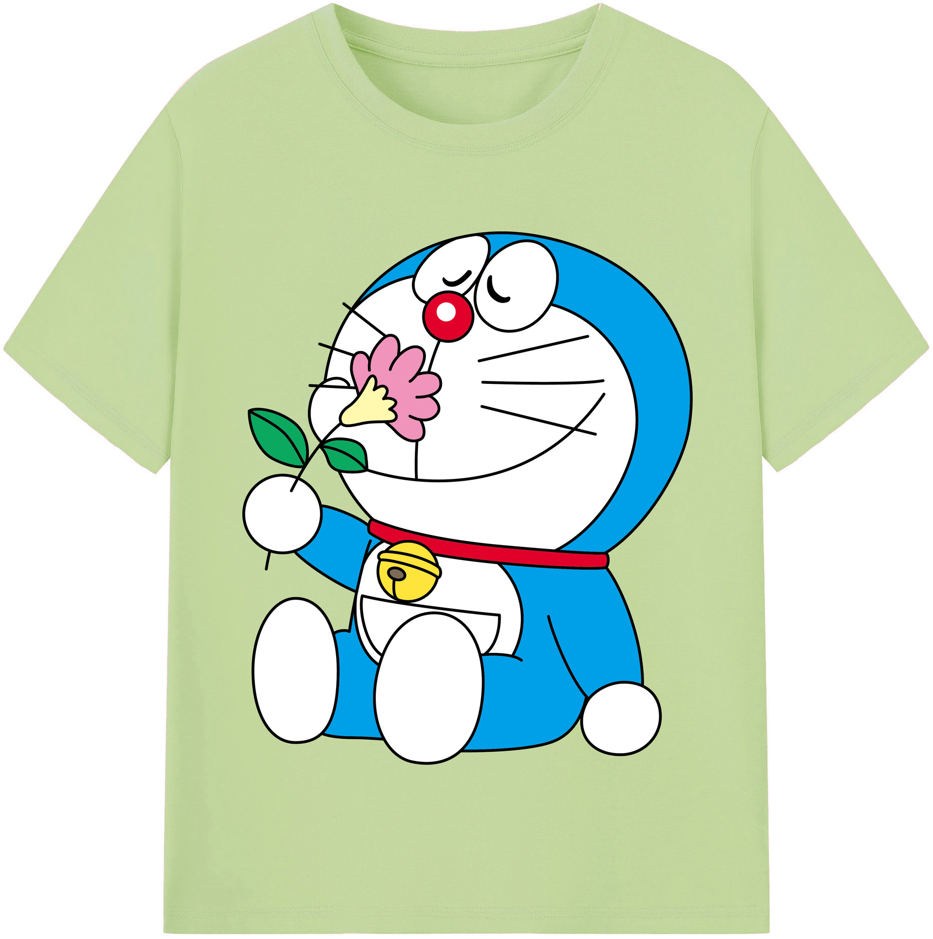 （画像用） ドラえもん Doraemon 綿100％半袖Tシャツ（フロントプリント）